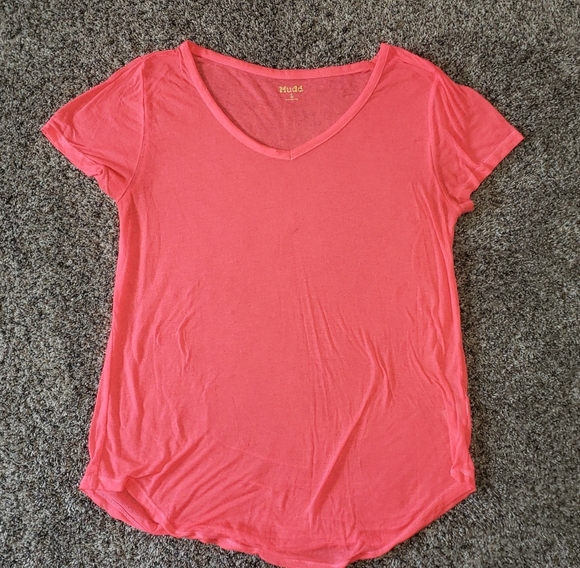 Mudd| Sheer Very Lightweight V-Neck Top - Picture 1 of 5